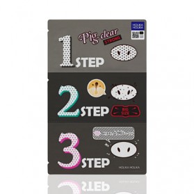 Pig Nose Clear Blackhead 3-Step Kit Strong (5pcs) [BUY 10PCS & GET 5PCS FREE]
